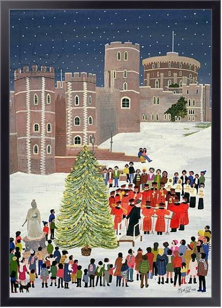 Постер Windsor Castle Carol Concert, 1989 с типом исполнения На холсте в раме в багетной раме 221-01