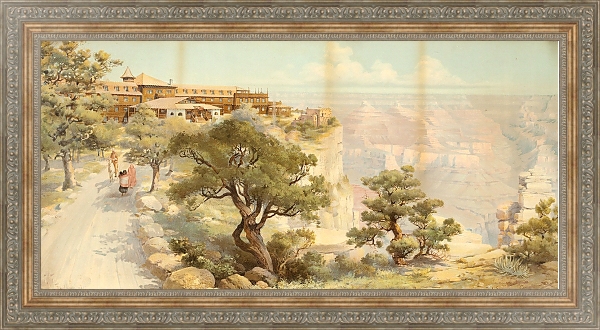 Постер El Tovar, Grand Canyon, Arizona с типом исполнения На холсте в раме в багетной раме 484.M48.310