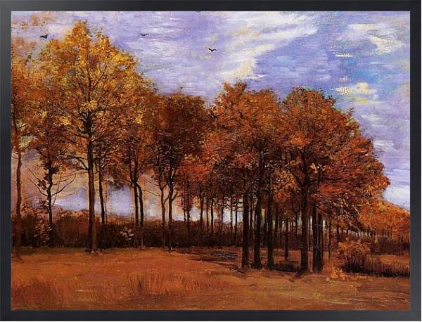 Постер Осенний пейзаж 6 с типом исполнения На холсте в раме в багетной раме 1727.8010