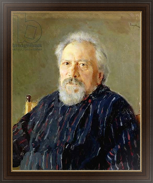 Постер Portrait of Nikolay Leskov с типом исполнения На холсте в раме в багетной раме 1.023.151
