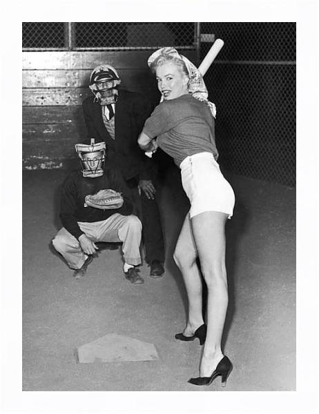 Постер Monroe, Marilyn 90 с типом исполнения На холсте в раме в багетной раме 221-03