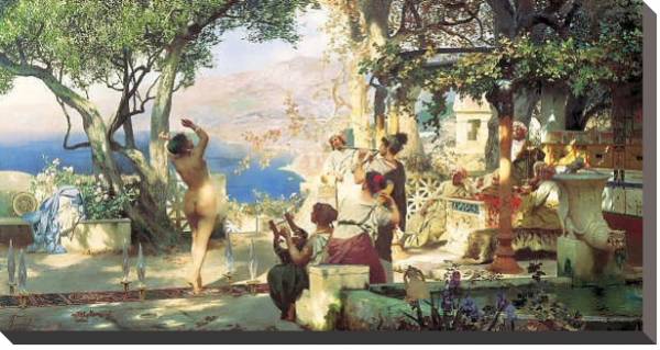 Постер Танец среди мечей. 1881 с типом исполнения На холсте без рамы