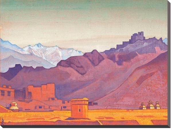 Постер Путь на Тибет с типом исполнения На холсте без рамы