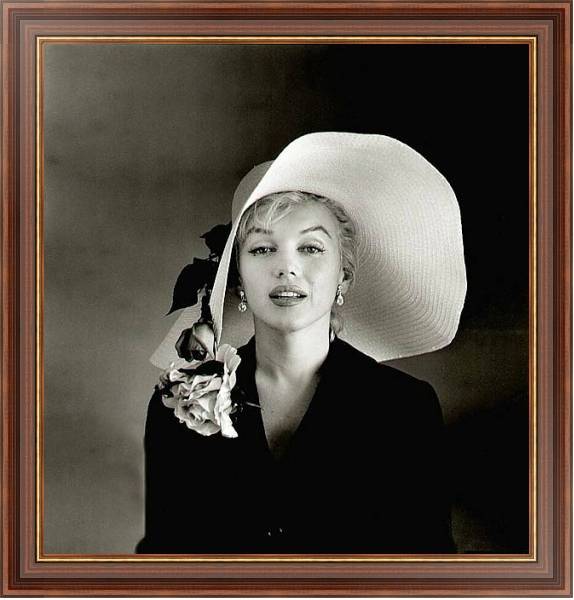 Постер Monroe, Marilyn 69 с типом исполнения На холсте в раме в багетной раме 35-M719P-83