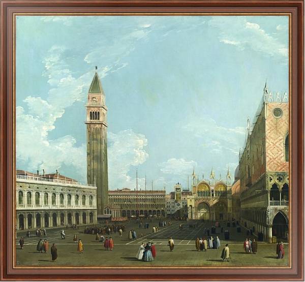 Постер Венеция - Пьязетта из Моло с типом исполнения На холсте в раме в багетной раме 35-M719P-83