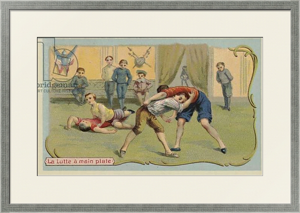 Постер Wrestling с типом исполнения Под стеклом в багетной раме 1727.2510