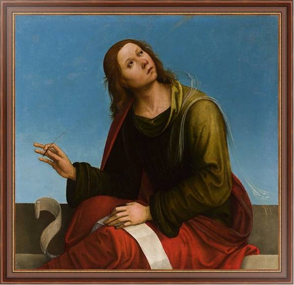 Постер Святой Джон Евангелист 2 с типом исполнения На холсте в раме в багетной раме 35-M719P-83