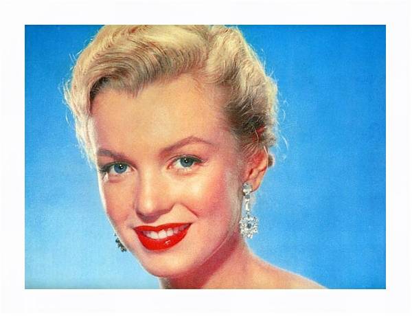 Постер Monroe, Marilyn 53 с типом исполнения На холсте в раме в багетной раме 221-03