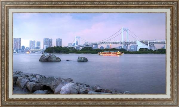 Постер Радужный мост. Токио с типом исполнения На холсте в раме в багетной раме 595.M52.330