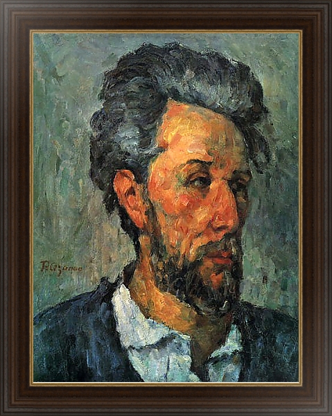 Постер Портрет Виктора Шоке с типом исполнения На холсте в раме в багетной раме 1.023.151