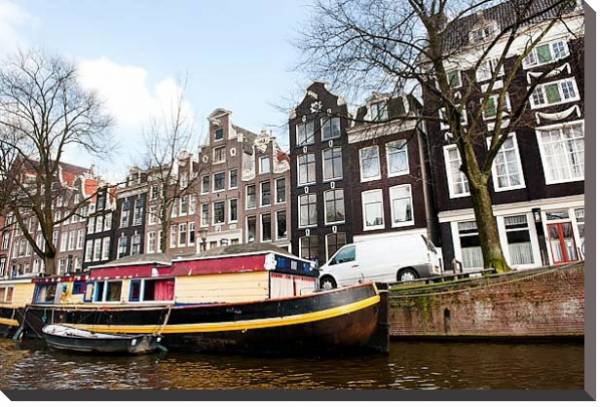 Постер Амстердам 7 с типом исполнения На холсте без рамы