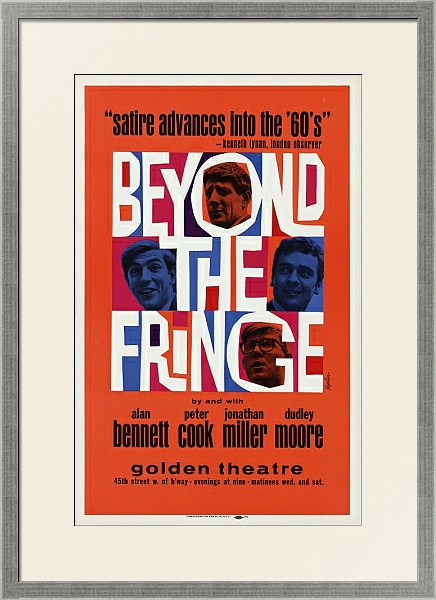 Постер Beyond the fringe с типом исполнения Под стеклом в багетной раме 1727.2510