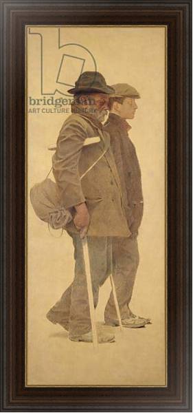 Постер The Mouthful of Bread, study for 'Charity', 1892-1908 с типом исполнения На холсте в раме в багетной раме 1.023.151