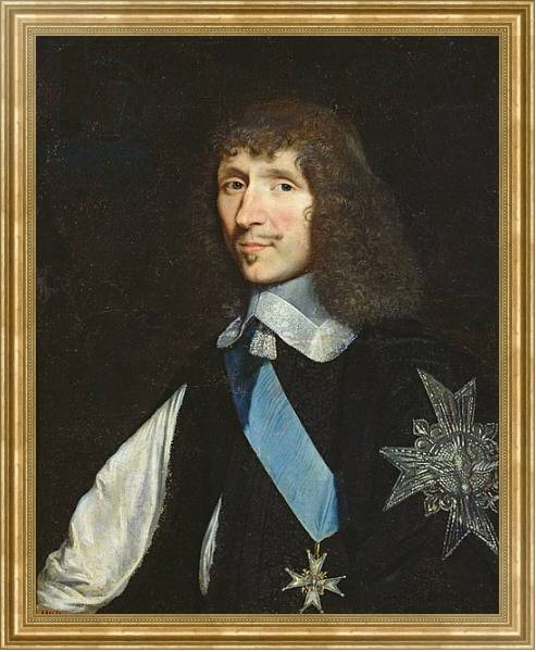 Постер Leon Bouthilier Comte de Chavigny, after 1643 с типом исполнения На холсте в раме в багетной раме NA033.1.051