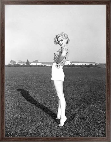 Постер Monroe, Marilyn 15 с типом исполнения На холсте в раме в багетной раме 221-02