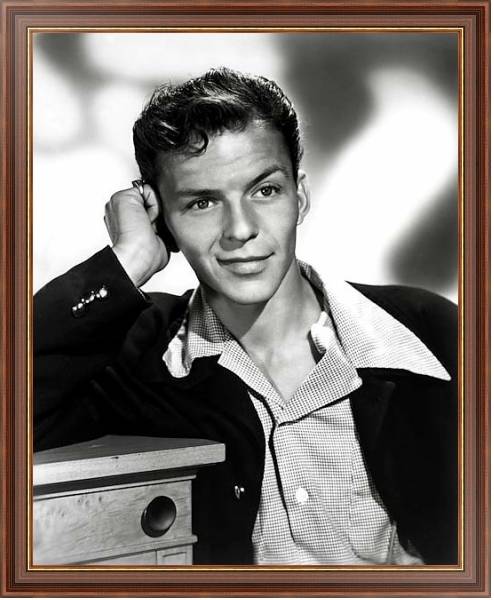 Постер Sinatra, Frank 3 с типом исполнения На холсте в раме в багетной раме 35-M719P-83