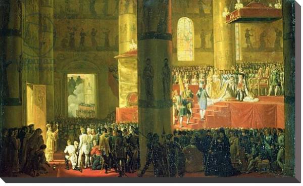Постер The Coronation of the Empress Maria Fyodorovna 1797 с типом исполнения На холсте без рамы