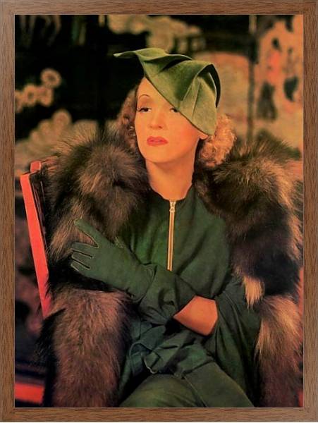 Постер Dietrich, Marlene 8 с типом исполнения На холсте в раме в багетной раме 1727.4310