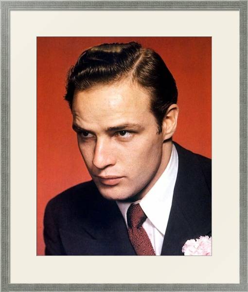 Постер Brando, Marlon 12 с типом исполнения Под стеклом в багетной раме 1727.2510