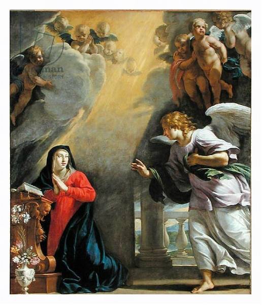 Постер The Annunciation 6 с типом исполнения На холсте в раме в багетной раме 221-03