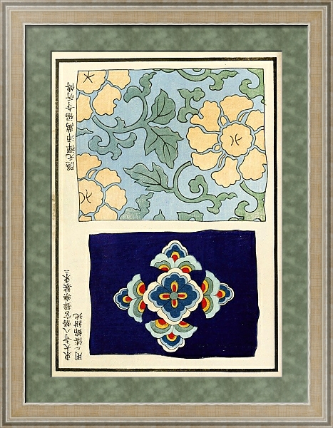Постер Chinese prints pl.124 с типом исполнения Акварель в раме в багетной раме 485.M40.584