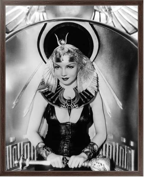 Постер Colbert, Claudette (Cleopatra) 9 с типом исполнения На холсте в раме в багетной раме 221-02