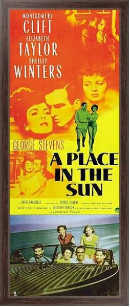 Постер Poster - A Place In The Sun с типом исполнения На холсте в раме в багетной раме 221-02