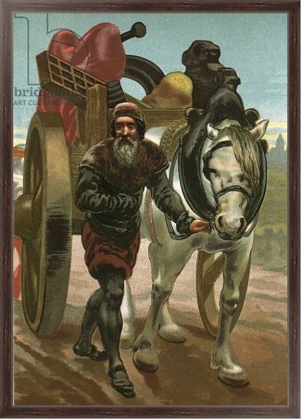 Постер Gutenberg expelled from Strasbourg с типом исполнения На холсте в раме в багетной раме 221-02