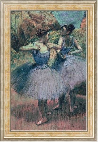 Постер Dancers in Violet с типом исполнения На холсте в раме в багетной раме NA053.0.115
