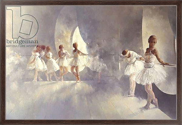 Постер Ballet Studio с типом исполнения На холсте в раме в багетной раме 221-02