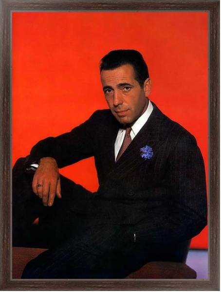 Постер Bogart, Humphrey 6 с типом исполнения На холсте в раме в багетной раме 221-02