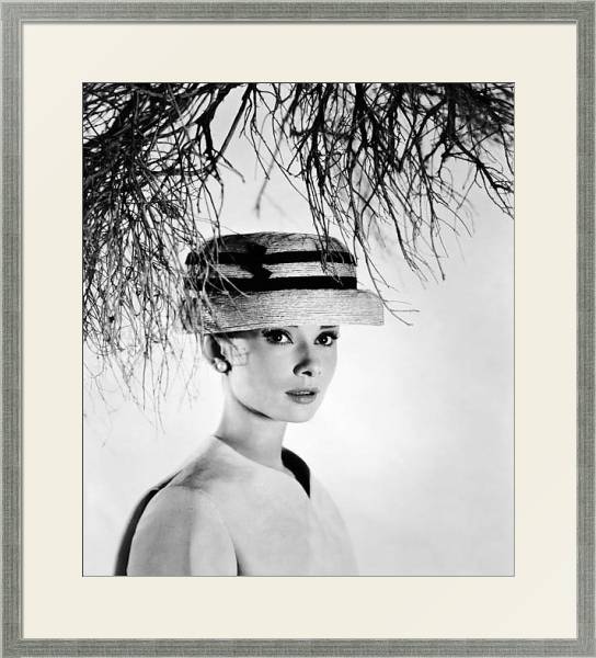 Постер Хепберн Одри 205 с типом исполнения Под стеклом в багетной раме 1727.2510