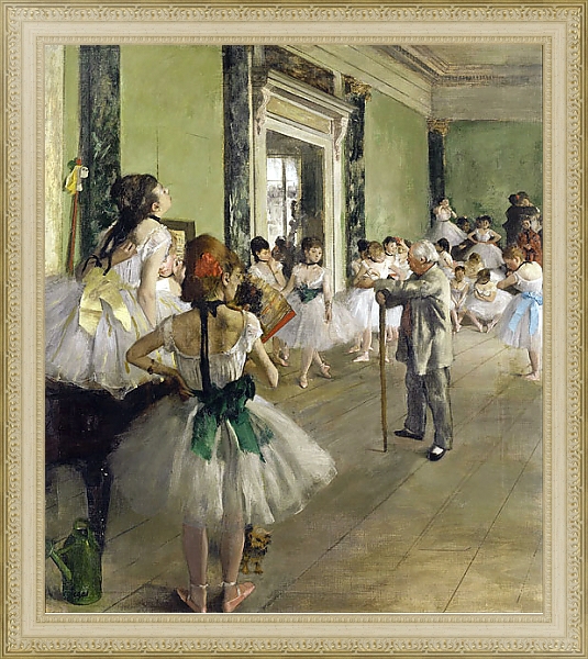 Постер Танцевальный класс 2 с типом исполнения На холсте в раме в багетной раме 484.M48.725