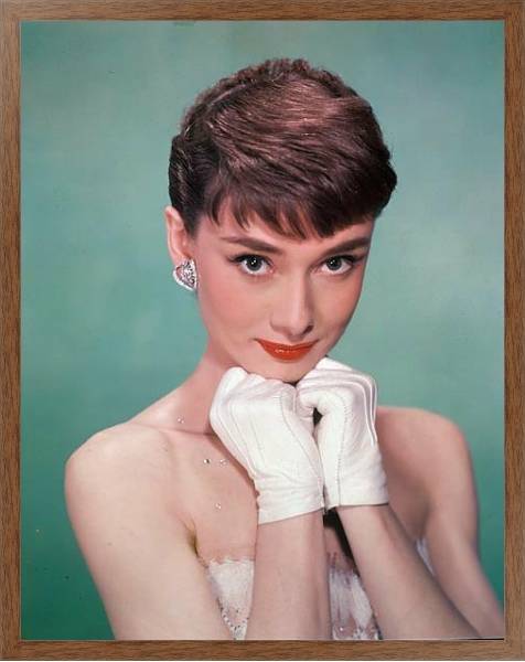 Постер Хепберн Одри 361 с типом исполнения На холсте в раме в багетной раме 1727.4310