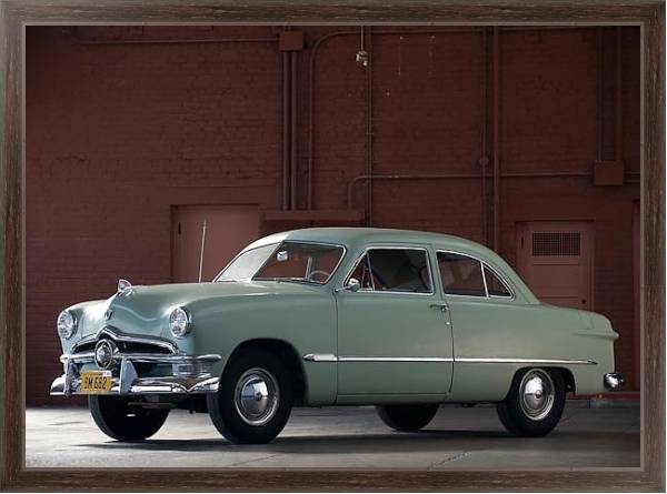 Постер Ford Custom Deluxe Tudor Sedan '1950 с типом исполнения На холсте в раме в багетной раме 221-02