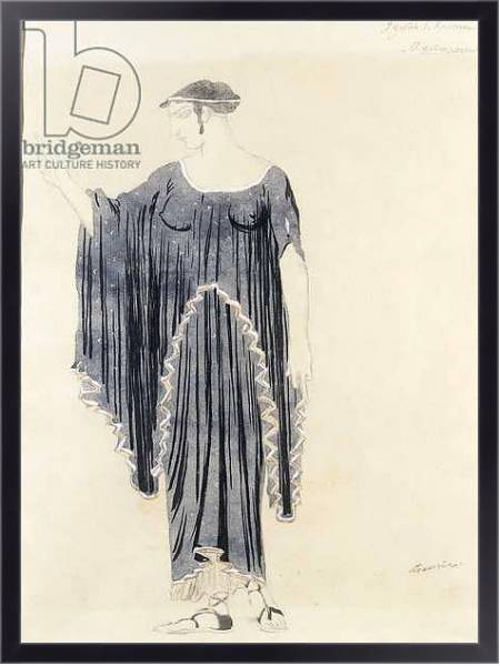 Постер Costume design for Oedipus at Colonnus- Antigone, c. 1899 to 1909 с типом исполнения На холсте в раме в багетной раме 221-01