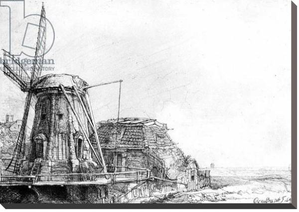 Постер The Windmill, 1641 с типом исполнения На холсте без рамы