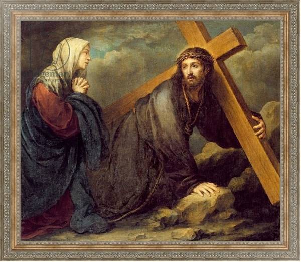 Постер Christ at Calvary с типом исполнения На холсте в раме в багетной раме 484.M48.310