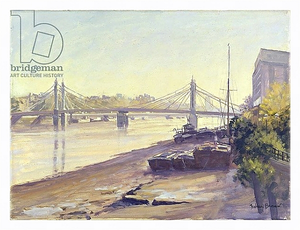 Постер Albert Bridge с типом исполнения На холсте в раме в багетной раме 221-03