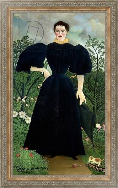 Постер Portrait of a Woman, c.1895-97 с типом исполнения На холсте в раме в багетной раме 484.M48.310