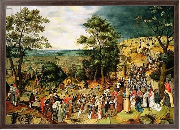 Постер Christ on the Road to Calvary, 1607 с типом исполнения На холсте в раме в багетной раме 221-02
