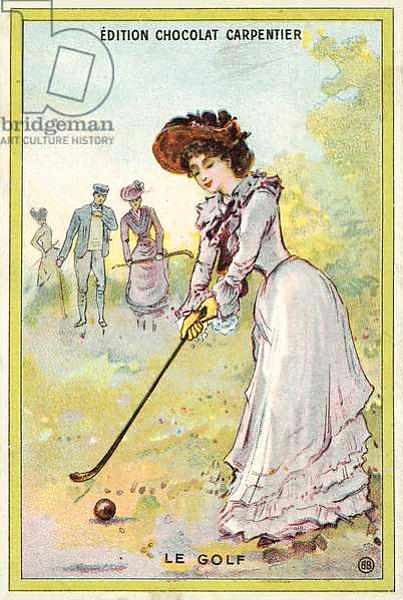 Постер Golf 1 с типом исполнения На холсте без рамы