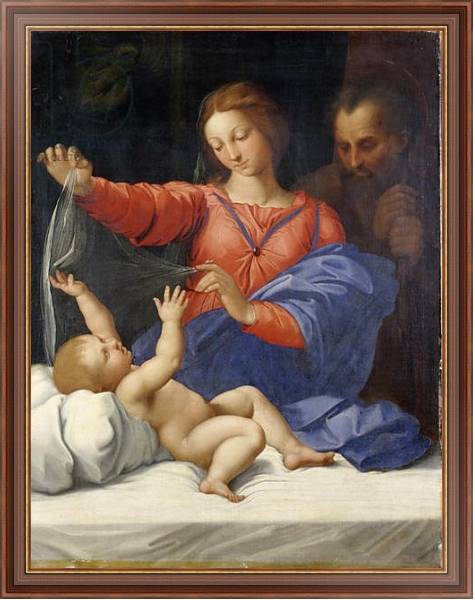 Постер Madonna di Loreto с типом исполнения На холсте в раме в багетной раме 35-M719P-83