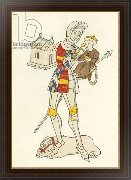 Постер Richarde de Beauchamp, Earl of Warwick 1483-5 с типом исполнения На холсте в раме в багетной раме 1.023.151