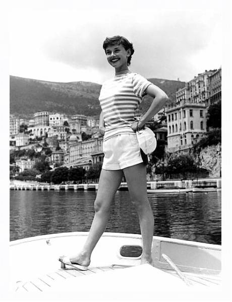 Постер Hepburn, Audrey 20 с типом исполнения На холсте в раме в багетной раме 221-03