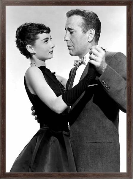 Постер Hepburn, Audrey (Sabrina) 7 с типом исполнения На холсте в раме в багетной раме 221-02