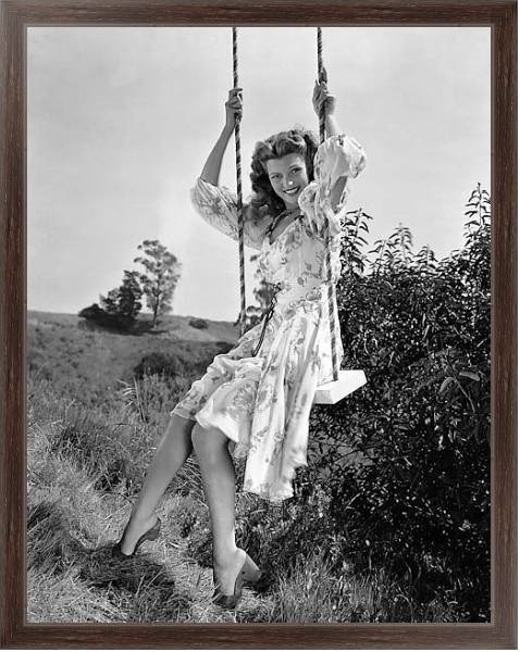 Постер Hayworth, Rita 21 с типом исполнения На холсте в раме в багетной раме 221-02