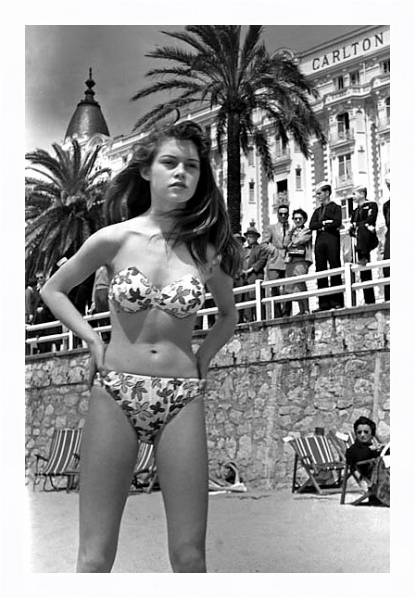 Постер Bardot, Brigitte 11 с типом исполнения На холсте в раме в багетной раме 221-03