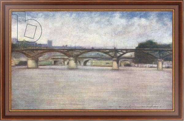 Постер The Pont des Arts 2 с типом исполнения На холсте в раме в багетной раме 35-M719P-83