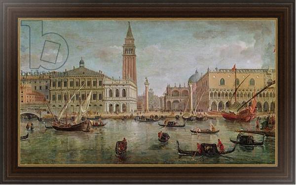 Постер View of Venice, 1719 с типом исполнения На холсте в раме в багетной раме 1.023.151